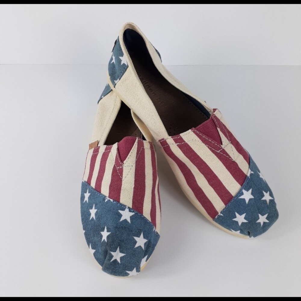Madden Girl American Flag Flats